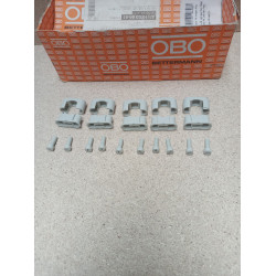 OBO Bettermann 3079 LGR Bügelschelle / kabelschelle 5 Stück