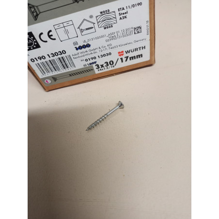 Würth 3,0 X 30 / 019013030 / 1000 Stück