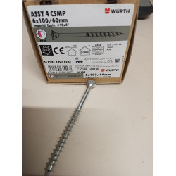 Würth 6,0 X 100 / 0190160100 / 100 Stück