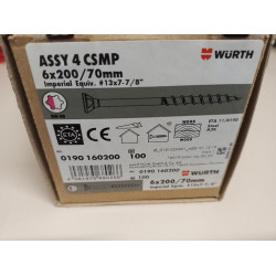 Würth 6,0 X 200 / 0190160200 / 10 Stück