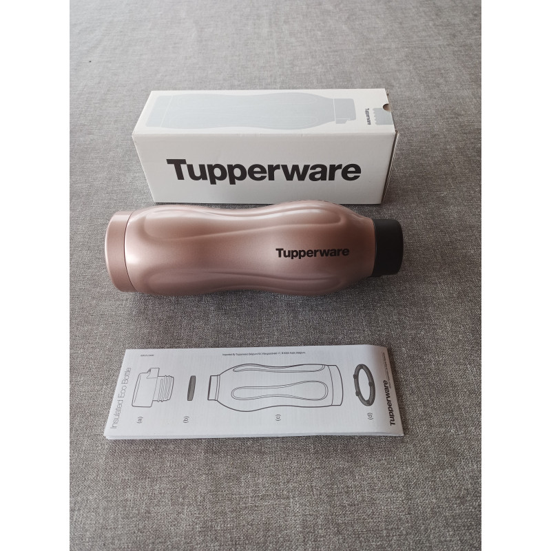 Tupperware EcoEasy Isolierflasche 550ml  rose