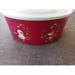 Tupperware Weihnachtsdose 1,5 Liter rot