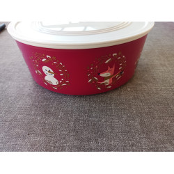 Tupperware Weihnachtsdose 1,5 Liter rot