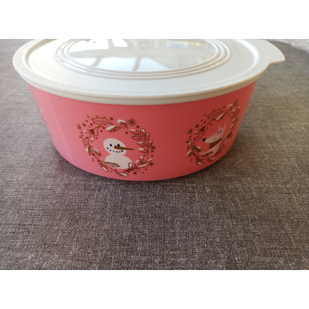 Tupperware Weihnachtsdose 1,5 Liter rosa