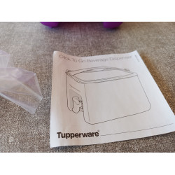 Tupperware Click to Go 3,1 Liter Getränkespender