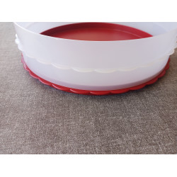 Tupperware Tortenring rot