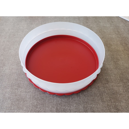 Tupperware Tortenring rot