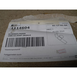 Schmitz Cargobull Schenkelfeder 1114604 10 Stück