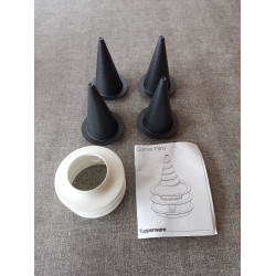 Tupperware Cornet Party Set / Waffel / Hörnchenform