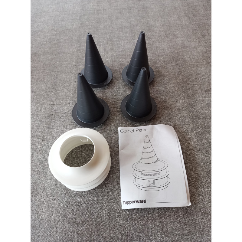 Tupperware Cornet Party Set / Waffel / Hörnchenform