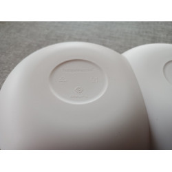 Tupperware Allegra Snackschale weiß / glitzer
