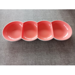Tupperware Allegra Snackschale weiß / Lachs