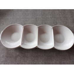 Tupperware Allegra Snackschalendeckel weiß