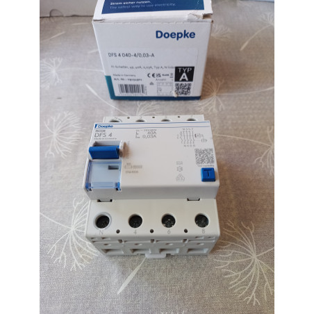 Doepke Fehlerstromschutzschalter DFS4 040-4/0,03-A  B-Ware