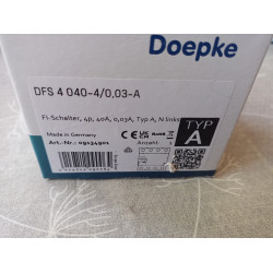 Doepke Fehlerstromschutzschalter DFS4 040-4/0,03-A  B-Ware