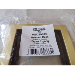 Jung MED 2982C Messig classic 2fach Rahmen
