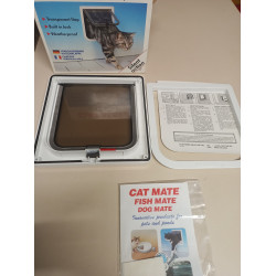 Cat Mate Flap  204 WT Katzenklappe weiß