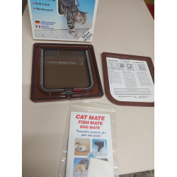 Cat Mate Flap  204 WT Katzenklappe braun