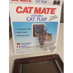 Cat Mate Flap  204 WT Katzenklappe braun