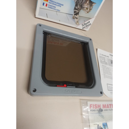 Cat Mate Flap  204 GT Katzenklappe grau / weiß