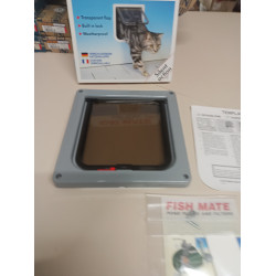 Cat Mate Flap  204 GT Katzenklappe grau / weiß
