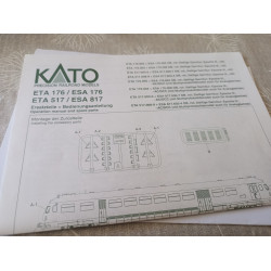 Kato 73326 Triebwagen ETA 176 / ESA 176 Set