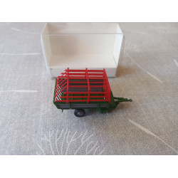 Wiking Heuwagen grün / rot