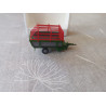 Wiking Heuwagen grün / rot