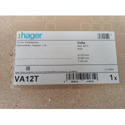 Hager VA12T Tür für Volta RAL 9010