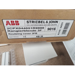 ABB 2CPX044051R9999 Rangierblende 3feldrig RAL 9016