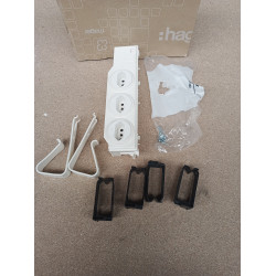 Hager 2UF00900 Steckdose 3fach für Zählerschrank B-Ware