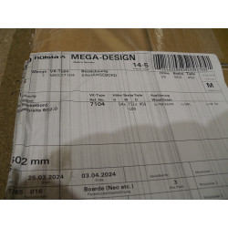 Hülsta Sockelbord Kernnussbaum 602mm X 450mm X 29mm