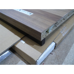 Hülsta Sockelbord Kernnussbaum 602mm X 450mm X 29mm