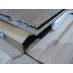 Hülsta Sockelbord Kernnussbaum 602mm X 450mm X 29mm