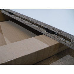 Hülsta Zwischenwange weiß 323mm X 450mm X 39mm