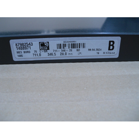 Hülsta Einhängebord dunkelgrau 711mm X 347mm X29mm