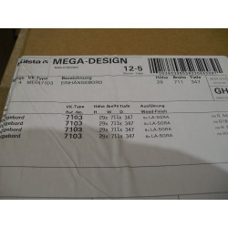 Hülsta Einhängebord Grau 711mm X 347mm X 29mm