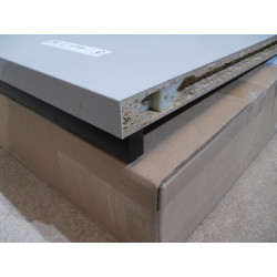 Hülsta Sockelbord Grau 711mm X 450mm X 29m