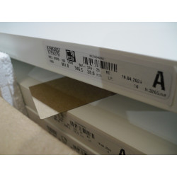 Hülsta Einhängebord Reinweiß 961mm X 347mm X 29mm