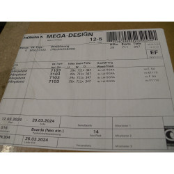 Hülsta Einhängebord Grau 711mm X 347mm X 29mm