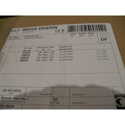 Hülsta Einhängebord Grau 461mm X 347mm X 29mm