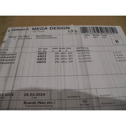 Hülsta Einhängebord Reinweiß 461mm X 347mm X 29mm