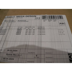 Hülsta Einhängebord  Kernnussbaum 461mm X 347mm X29mm