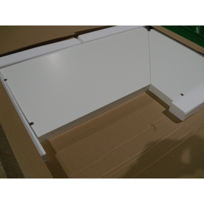 Hülsta Eck-Einhängebord Reinweiß 750mm X 347mm X 29mm