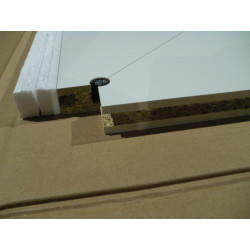 Hülsta Eck-Einhängebord Reinweiß 750mm X 347mm X 29mm