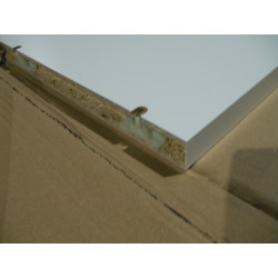 Hülsta Eck-Einhängebord Reinweiß 750mm X 347mm X 29mm