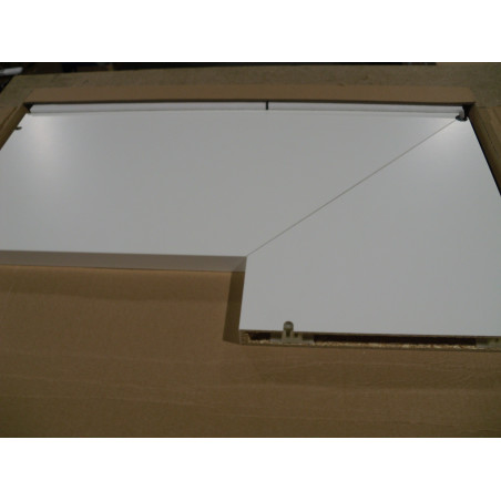 Hülsta Eck-Einhängebord Reinweiß 750mm X 320mm X 29mm