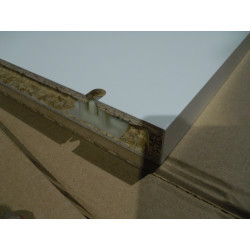 Hülsta Eck-Einhängebord Reinweiß 750mm X 320mm X 29mm