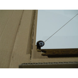 Hülsta Eck-Einhängebord Reinweiß 750mm X 320mm X 29mm