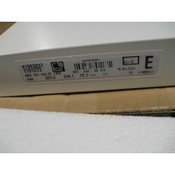 Hülsta Zwischenwange Modular Reinweiß 323mm X 347mm X 39mm